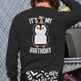 Penguin Birthday It's My Birthday Back Print Long Sleeve T-shirt