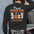 Proud Dad Of A 2023 Graduate Basketball Senior 23 Back Print Long Sleeve T-shirt