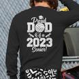 Proud Dad Of A Volleyball Senior 2023 Volleyball Dad Back Print Long Sleeve T-shirt