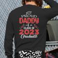 Proud Daddy Of A Class Of 2023 Graduate Senior 23 Dad Men Back Print Long Sleeve T-shirt