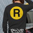 R Train New York Back Print Long Sleeve T-shirt