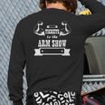 Retro Weight Lifter Muscle & Gym Lover Back Print Long Sleeve T-shirt