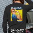 Rosie The Riveter We Can Do It Feminist Icon Back Print Long Sleeve T-shirt