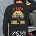 Summer Camp Director Counselor Camper Back Print Long Sleeve T-shirt