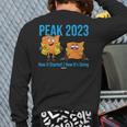 Swagazon Associate Peak 23 How It Started How Its Going Peak Back Print Long Sleeve T-shirt