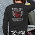 Truck Driver Trucker Dispatchers Back Print Long Sleeve T-shirt