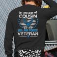 Us Air Force Veteran Proud Cousin Of An Air Force Back Print Long Sleeve T-shirt