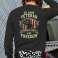 Us Army Veteran Defender Of Liberty And FreedomBack Print Long Sleeve T-shirt