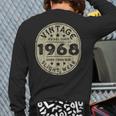 Vintage Established 1968 55Th Birthday Party Retro Men Back Print Long Sleeve T-shirt