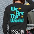 We Are The World Back Print Long Sleeve T-shirt