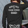 World's Best Cane Corso DadItalian Mastiff Back Print Long Sleeve T-shirt