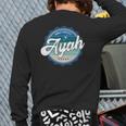 World's Greatest Ayah Indonesian Dad Back Print Long Sleeve T-shirt
