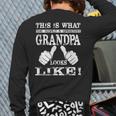 World's Greatest Grandpa Best Grandfather Ever Back Print Long Sleeve T-shirt