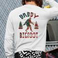 4Th Of July Father's Day Dad Daddy Bigfoot Back Print Long Sleeve T-shirt