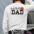 Basketball Dad Sport Lovers Happy Father's Day Back Print Long Sleeve T-shirt