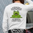 Best Dad Daddy Frog Toad Ally Father's Day Toad Froggy Back Print Long Sleeve T-shirt