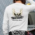 Classic Old School Muscle Car Classic Vintage American Car Back Print Long Sleeve T-shirt