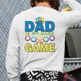 Dad Lucky Bingo Player Dadfathers Day Back Print Long Sleeve T-shirt