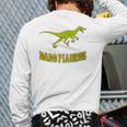 Daddysaurus Men Great Idea For Father Back Print Long Sleeve T-shirt