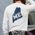 All About Me Maine Back Print Long Sleeve T-shirt