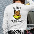 Master Of Palindromes Taco Cat Spelled Backwards Tacocat Back Print Long Sleeve T-shirt