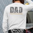 Mens Fishing Dad Fishing Lover Back Print Long Sleeve T-shirt