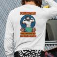 Merdad Don't Mess With My Mermaid Merman Father Idea Back Print Long Sleeve T-shirt