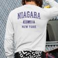 Niagara New York Ny Vintage Athletic Sports Back Print Long Sleeve T-shirt