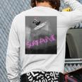 Surf Punk Violent Pink Back Print Long Sleeve T-shirt