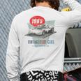 Vintage Slot Car Racing Back Print Long Sleeve T-shirt