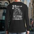 22 Every Day Veteran Lives Matter Support Veterans Day Back Print Long Sleeve T-shirt