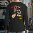 5Th Birthday Pirate 5 Years Old Pirate Treasure Bday Party Back Print Long Sleeve T-shirt