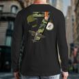7Th Birthday Camouflage Hero Army Soldier Back Print Long Sleeve T-shirt