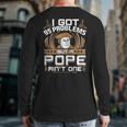 I Got 95 Problems But A Pope Ain't One Protestant Back Print Long Sleeve T-shirt