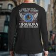 I Am An Air Force Veteran Grandpa And I Rock Them Both Back Print Long Sleeve T-shirt