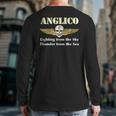 Anglico Eagle Globe Anchor VeteranBack Print Long Sleeve T-shirt