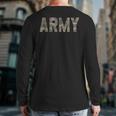 Army Digital Camo Back Print Long Sleeve T-shirt