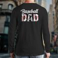 Baseball Dad Apparel Dad Baseball Back Print Long Sleeve T-shirt