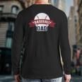Baseball Dad Sport Coach Father BallBack Print Long Sleeve T-shirt