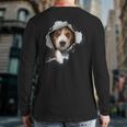 Beagle Lover Dog Lover Beagle Owner Beagle Back Print Long Sleeve T-shirt