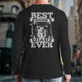 Best Buckin' Dad Ever For Dads Back Print Long Sleeve T-shirt