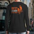 Best Crabbing Dad Crab Dad Crab Lover Outfit Back Print Long Sleeve T-shirt