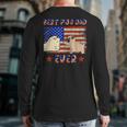 Best Pug Dad Ever Pug Lover American Flag 4Th Of July Bbmxyg Back Print Long Sleeve T-shirt