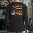 I Am Biker Grandpa Like A Normal Grandpa But Cooler Back Print Long Sleeve T-shirt