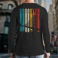 Brooklyn Bridge Vintage Ny Nyc Pride New York City Back Print Long Sleeve T-shirt