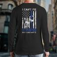 I Cant Fix Stupid But I Can Cuff It Police Back Print Long Sleeve T-shirt