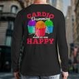 Cardio Drumming Squad Workout Gym Fitness Class Exercise Back Print Long Sleeve T-shirt