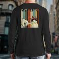 Cats 365 Cat Daddy Men Retro Cats Back Print Long Sleeve T-shirt