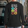Check Out My Six Pack Donut Gym Back Print Long Sleeve T-shirt