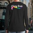 Cherry Grove Fire Island Gay Pride Homo Pride Nyc Queer Love Back Print Long Sleeve T-shirt